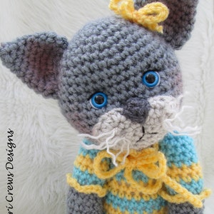Crochet Pattern Darling Cat by Teri Crews Instant Download PDF Format ...