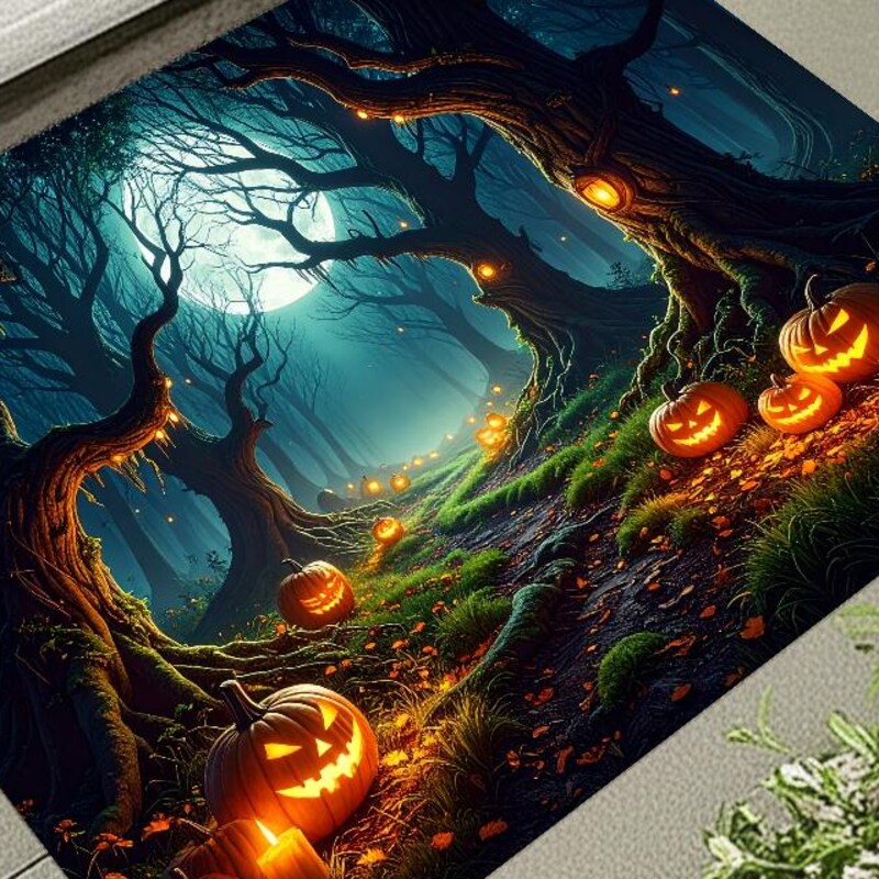 Halloween Rug - Etsy