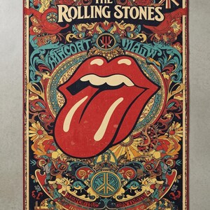 The Rolling Stones Floor Mat - Etsy