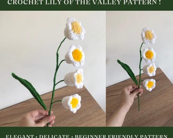 Schema per realizzare un fiore di mughetto all'uncinetto • Fai da te per principianti (PDF)