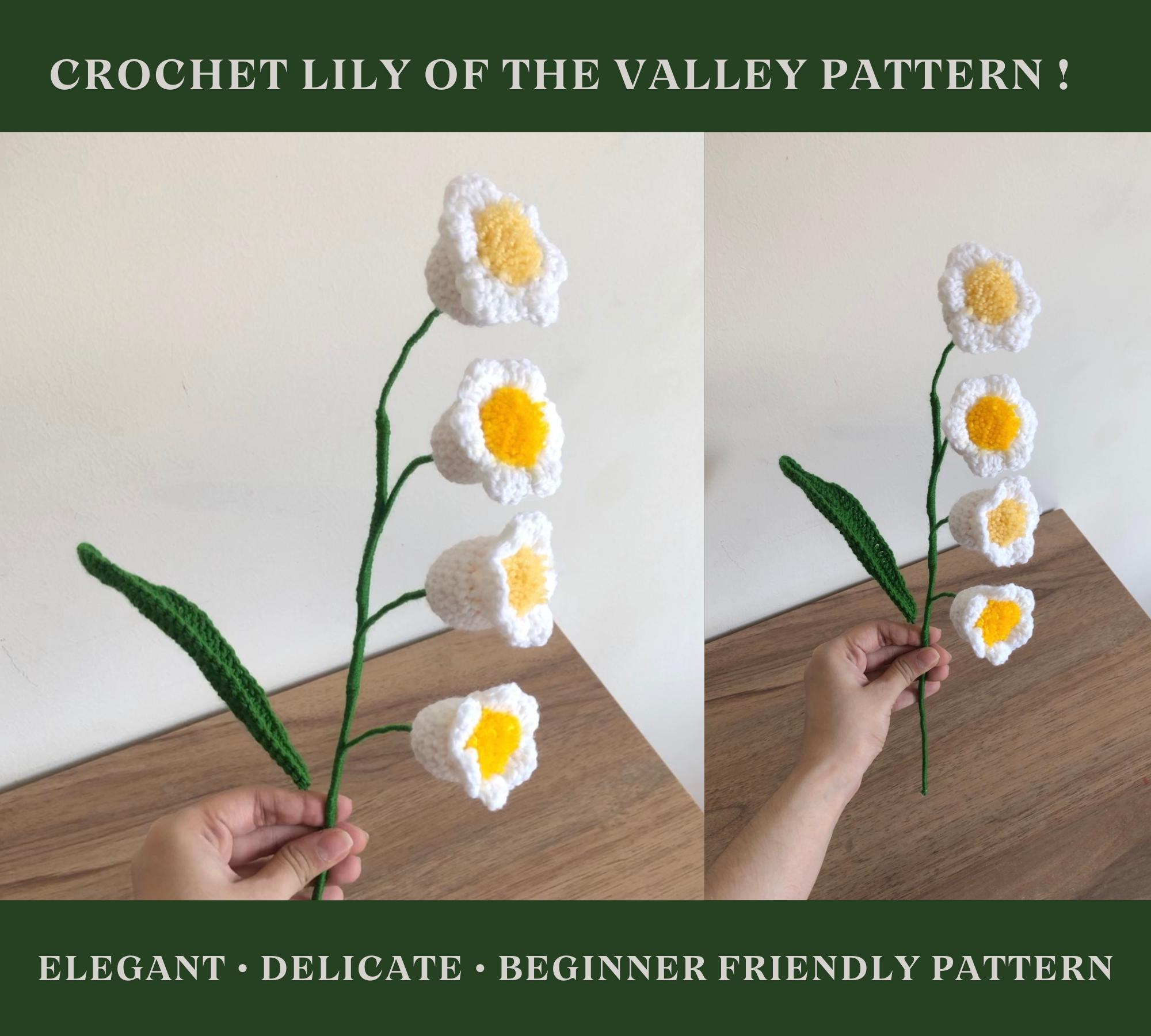 37 Lily of the Valley Crochet Patterns for Elegant Flowers, Gifts, and Home Decor 25 Crochet Lily of the Valley Flower