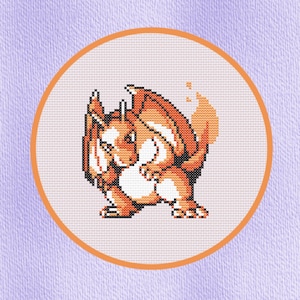 Charizard Gen 1 Cross Stitch Patterns