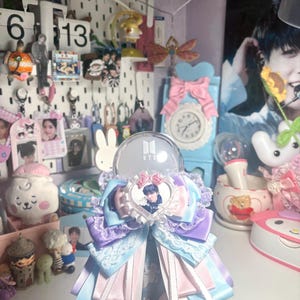 Custom BTS KPop Light stick Bow (Any Style & Color )