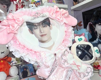 Custom Kpop Picket Cover: Bunny & Puppy Ears, PVC and Acid-free