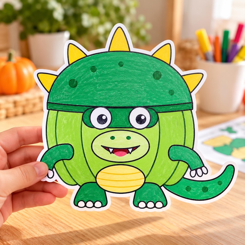 Disguise a Pumpkin, Pumpkin Craft, Cut and Paste Craft, Pumpkin in ...