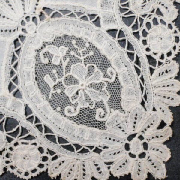 Gorgeous antique bridal hankie