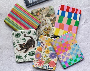 Custodia colorata Kobo Clara per eReader Kindle Paperwhite Clara BW Libra, cover floreale colorata con funzione di accensione/spegnimento automatico, regalo ideale per gli amanti dei libri.