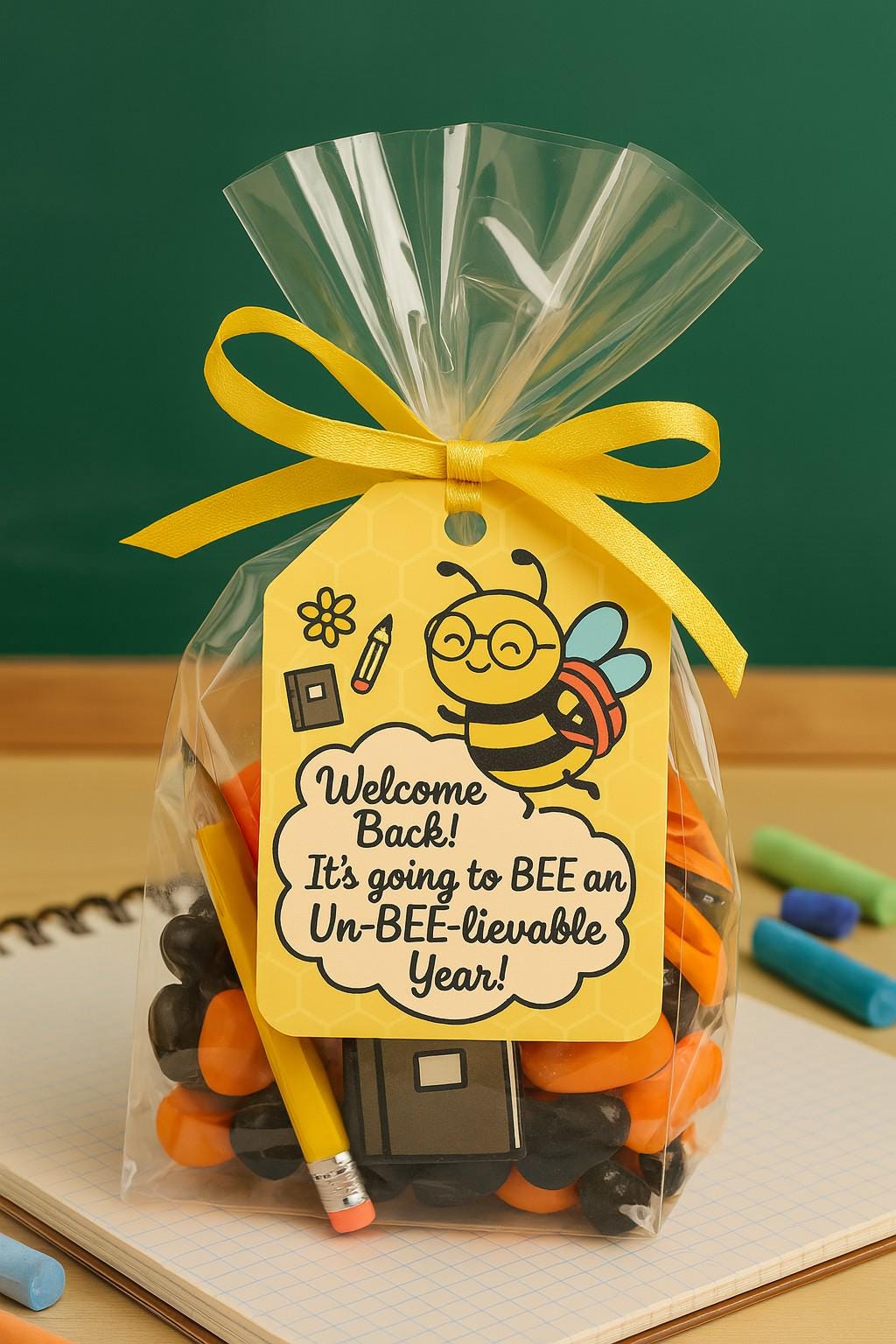 Etichette regalo a forma di ape: etichette stampabili per il ritorno a scuola (file digitale JPG)