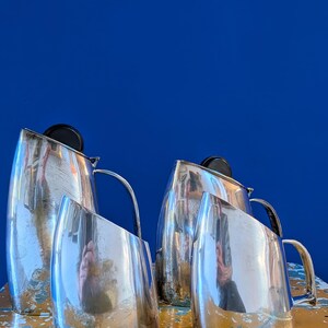 Art Deco verzilverde Koffie- en Thee Set