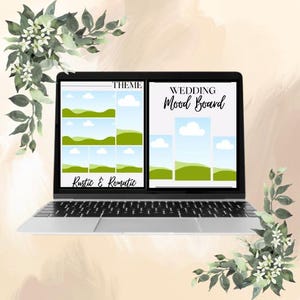 Wedding Mood Board Template – Editable Canva Vision Board for Wedding Colors, Decor & Theme Planning