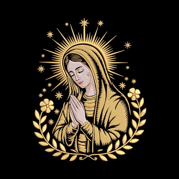 Catholic Embroidery Pattern Machine