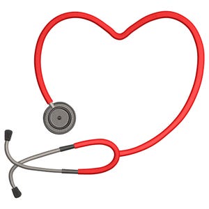 Stethoscope Heart Embroidery Design, Doctor Embroidery File, Heart Beat Embroidery File, Machine Embroidery Designs