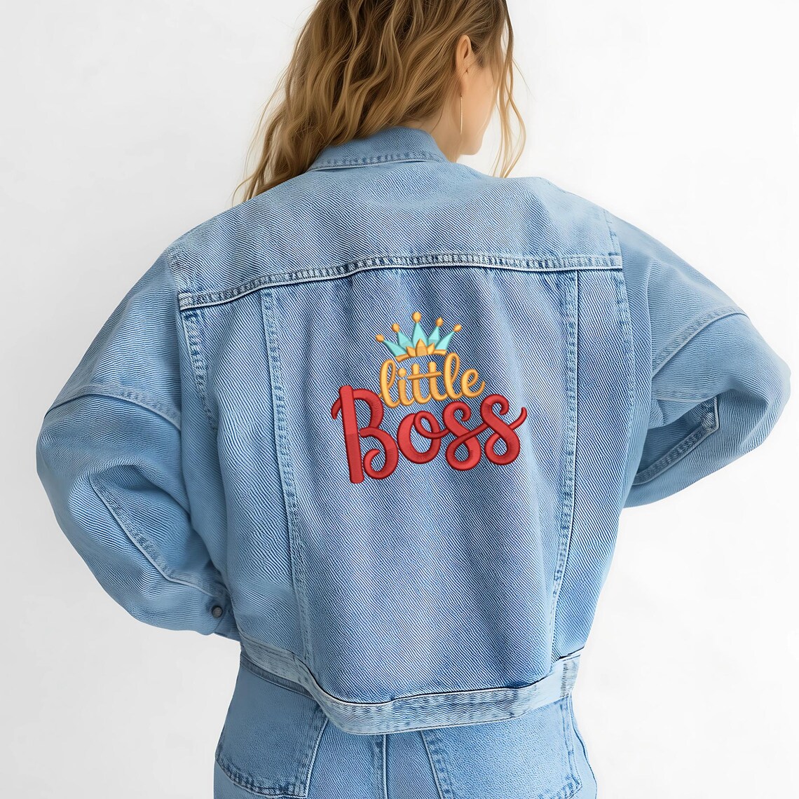 Little Boss Crown Embroidery Design: New Born Baby King Princess ...