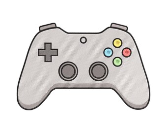 Game Controller Embroidery Design, Video Game Controller Machine Embroidery File, Gamer Gamepad Embroidery, Instant Download