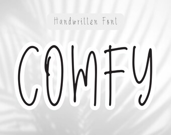 Comfy – リラックスした手書きフォント | 日記に最適なソフトでミニマルな書体