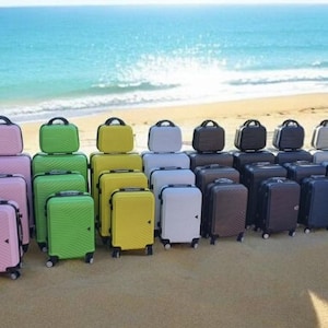 4er-Set Koffer mit 360-Rollen mit TSE-Schloss XL L M S