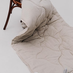 Organic Hemp Blanket King Size Hemp Comforter Weighted Blanket Natural Duvet Insert Sustainable Home
