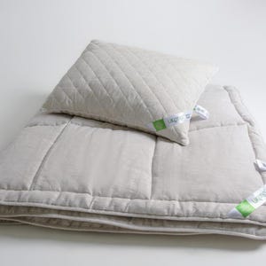 Organic Hemp Blanket King Size Hemp Comforter Weighted Blanket Natural Duvet Insert Sustainable Home