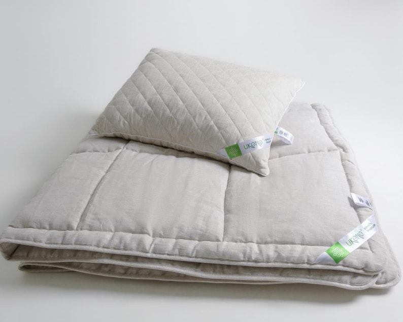 Organic Hemp Blanket King Size Hemp Comforter Weighted Blanket Natural Duvet Insert Sustainable Home