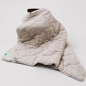 Hemp Blanket Organic Duvet Cover Soft Weighted Throw Blanket Washable Bed Blanket King Size Sofa Throw Natural Grey New Home Gift