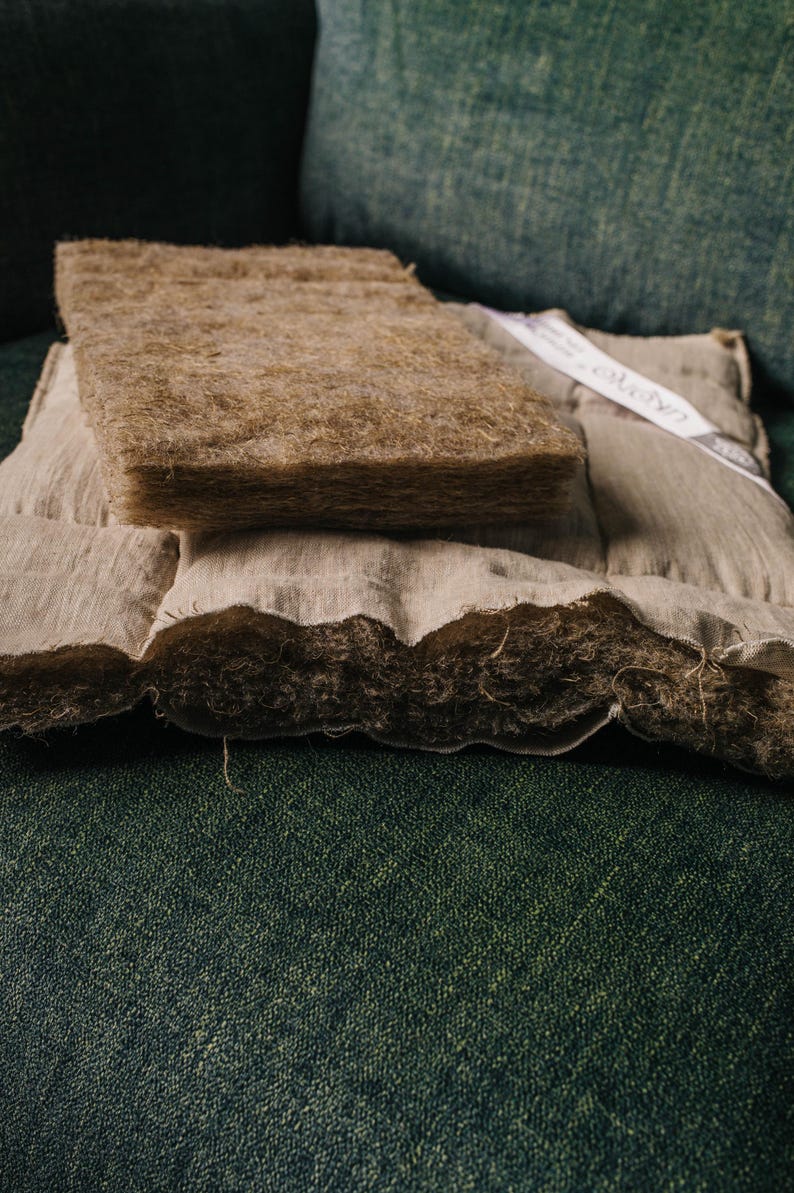 Hemp Fiber Eco Filling Natural Hemp Fabric Nonwoven Fiber Organic Insert Comforter Filler Spinning Fiber House & Sound Insulation