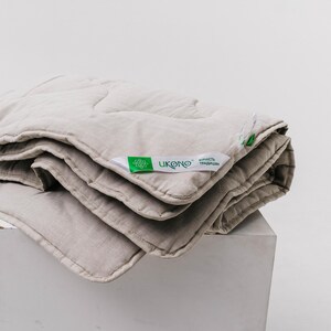 Organic Hemp Blanket King Size Hemp Comforter Weighted Blanket Natural Duvet Insert Sustainable Home
