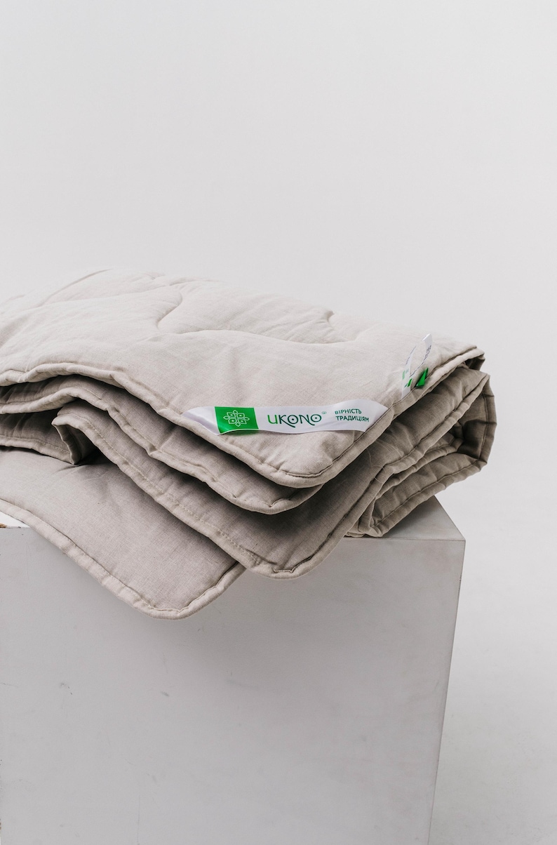 Organic Hemp Blanket King Size Hemp Comforter Weighted Blanket Natural Duvet Insert Sustainable Home