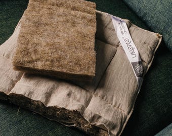 Hanffaser Öko-Füllfaser Natürlicher Hanfstoff Spinnfaser Vliesstoff Hypoallergener Hanffüller für handgefertigte Kleidung