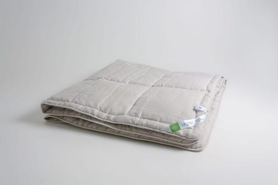 Organic Hemp Blanket: King Size Throw, Soft Washable Comforter