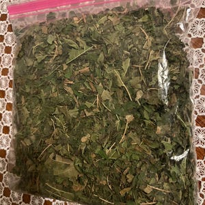 Organic Dried Young Mulberry Leaves: Herbal Tea (3oz) - Handpicked