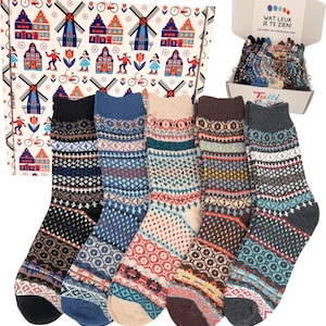 Tutti Footi- Scandinavian Hygge Winter Socks 'Bjorn' in Giftbox for Women – EU 39-42 | UK 6-9 | US 8-11