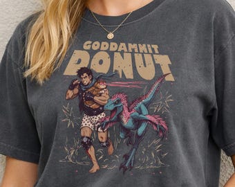 Dungeon Crawler Carl Shirt, Princess Donut and Mongo Tee, God Damnit Shirt, Fantasy Book Lover Gift, Unisex Geek Tee