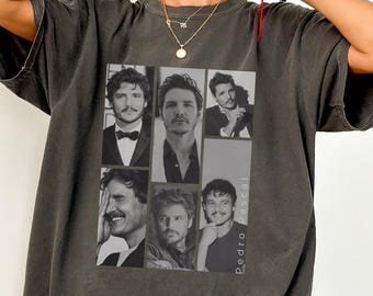 Pedro Pascal Shirt, Stylish Pedro Pascal Shirt for Fans, Pedro Pascal Tee, Vintage Shirt, Retro Celebrity Gift, Unisex Shirt