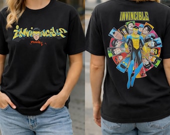Invincible Graphic Tee, Omni Man Style Shirt, Mark Grayson Tee, Vintage Comic T-Shirt, Retro Superhero Shirt, Unisex Streetwear