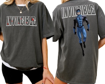 Invincible Shirt, Mark Grayson Tee, Omni Man Graphic T-Shirt, Vintage Superhero Shirt, Comic Fan Gift, Unisex Tee
