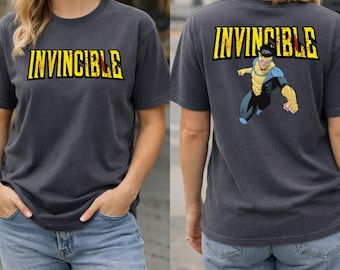 Invincible Shirt, Omni Man T-Shirt, Mark Grayson Graphic Tee, Superhero Comic Shirt, Vintage Style Tee, Unisex Fan Merch