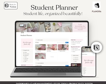 Student Planner Notion Template