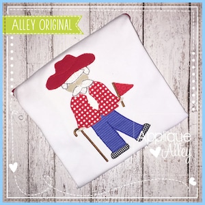 Pennant Colonel Applique Embroidery Digital Design