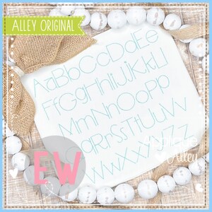 AA Gilmore Sans Font - Digital Embroidery File - SKUAAEW