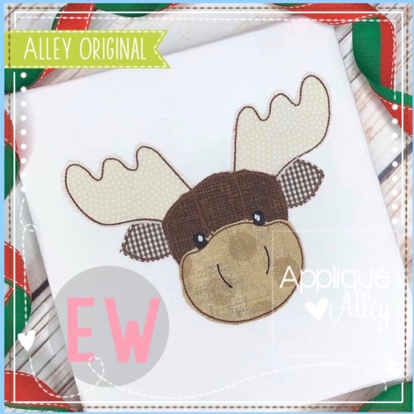 Moose Applique Etsy