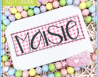 Name plate Bean - Embroidery Digital Design for Embroidery Machines - AAEH