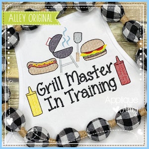 Snack Cakes Scratchy Grilling Out - Digital Design for use with Embroidery Machine - SKU AAEH