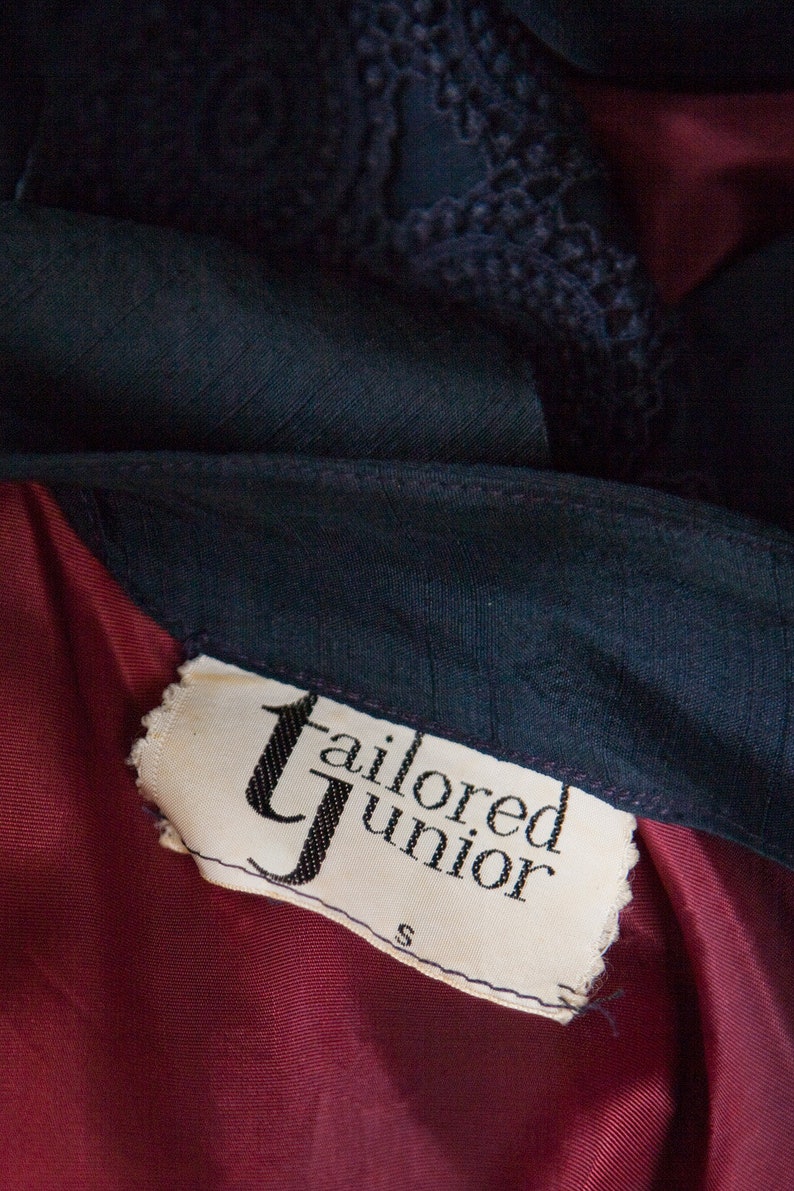 1950s Blue Silk Wiggle Dress and Belt main image 1