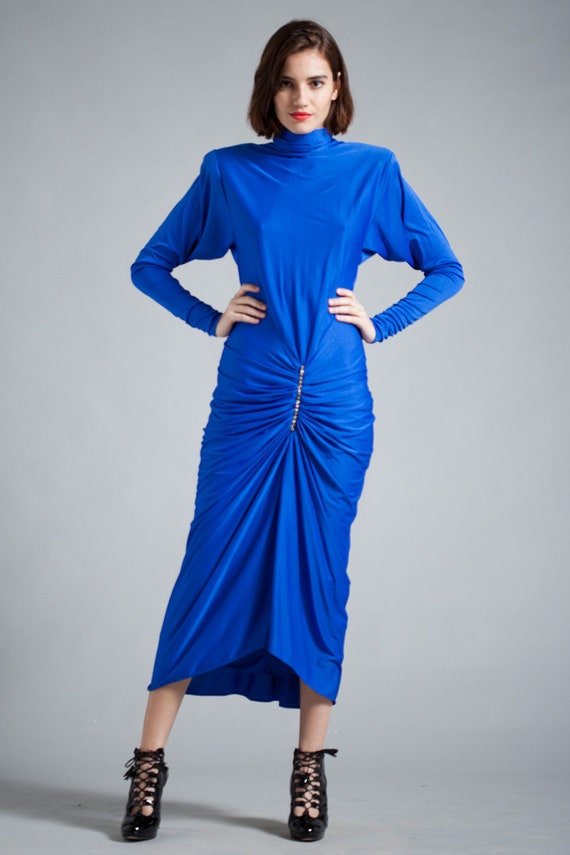 cobalt blue dress