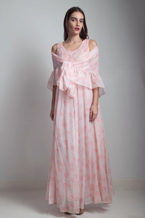 gauzy boho dress
