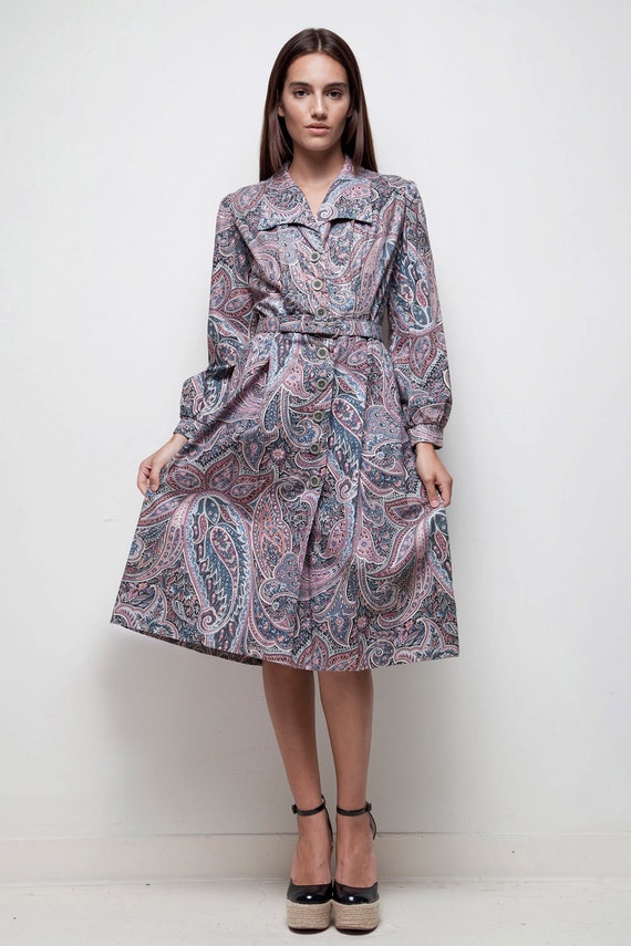 Long shirtwaist dress cheap