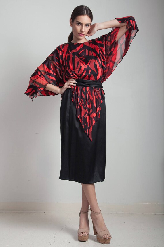 green emerald velvet dress Juliet Slinky Maxi Dress with Scarf / Black | Meshki
