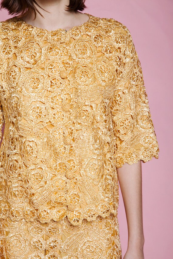 raffia skirt suit top dress set outfit woven straw fl… Gem