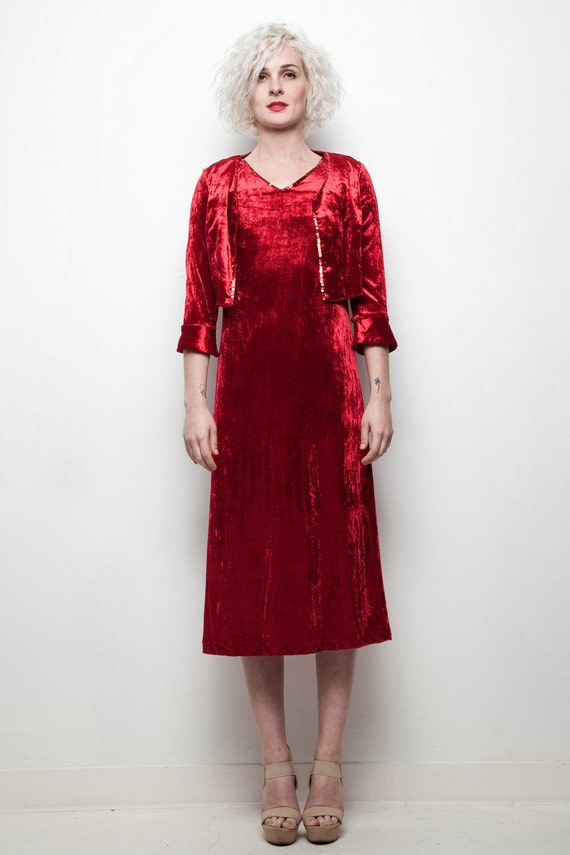 Red velvet bolero shop