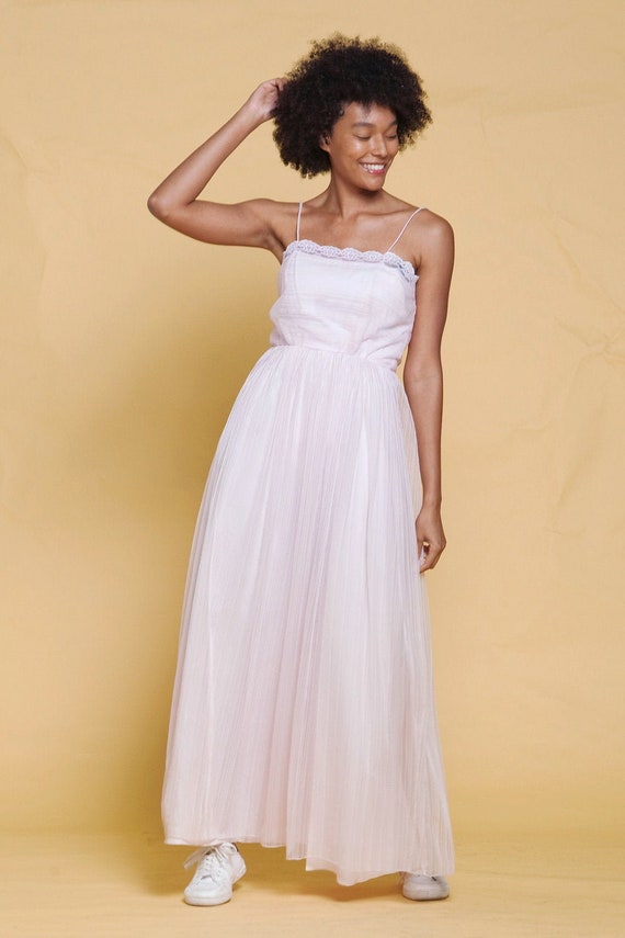 sheer maxi dress ethereal periwinkle pale purple lace… Gem